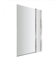 BC SolidBlue 1435 x 1005mm Straight Bath Screen With Fixed Panel