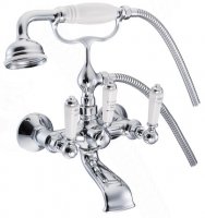 St James Wall Mounted Bath/Shower Mixer & Unions