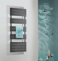 Zehnder Roda Spa Towel Rail 741 x 500mm - Anthracite