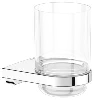 Keuco Collection Moll Tumbler Holder with Crystal-Glass - Chrome