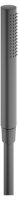 Keuco Round Pencil Hand Shower - Brushed Black / Chrome