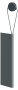 Keuco Glass Wiper Squeegee with Wall Mounting Adhesive - Grey
