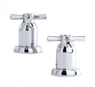 Perrin and Rowe 1/2" Deck Valves with Crosshead Handles