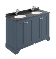 Bayswater 1200mm Stiffkey Blue 4 Door Basin Cabinet