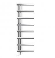 Bisque Chime Electric Left Hand Chrome 1070 x 500mm Towel Rail