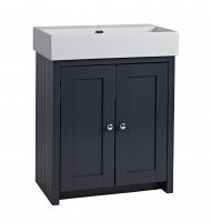 Tavistock Lansdown Matt Dark Grey 700mm Freestanding Unit & Basin