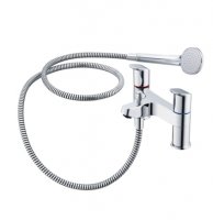 Ideal Standard Ceraflex 2TH Deck Mounted Dual Control Bath Shower Mixer
