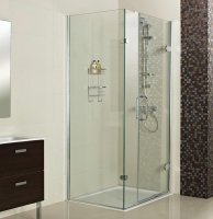 Roman Decem x 1700 x 800mm Hinged Door with One Inline Panel