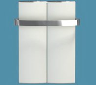 Bisque Lissett Towel Radiator - White -590mm x 401mm