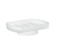 Smedbo Xtra Spare Frosted Glass Soap Dish