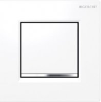 Geberit Sigma 30 Pneumatic White/Gloss/White Urinal Control