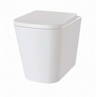 The White Space Anon Rimless Back to Wall WC Pan - White