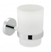 Vado Spa Frosted Glass Tumbler and Holder