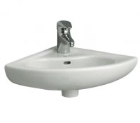 Vitra Commercial Two Tap Hole 40cm Corner Basin