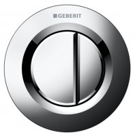 Geberit Type 01 Gloss Chrome Dual Flush Button For 12 and 15cm Concealed Cistern