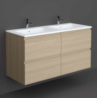 RAK Joy 120cm Scandinavian Oak Wall Hung Basin Unit