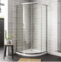 Spring 900 x 760mm Double Door Offset Quadrant Shower Enclosure