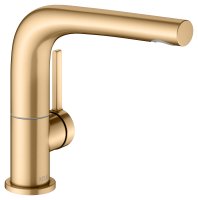 Keuco Edition 400 Single Lever Basin Mixer 150 Movable - Brushed Brass