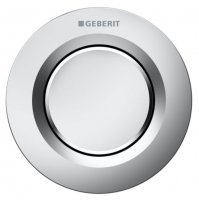 Geberit Type 01 Matt Chrome Single Flush Button For 8cm Concealed Cisterns