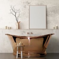 BC Designs Copper Boat Bath