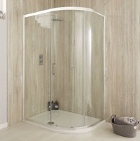 Sommer 6 Single Door Offset Quadrant Shower Enclosure 1000 x 800mm