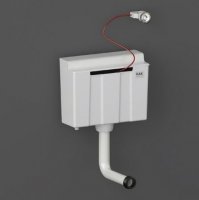 RAK Ecofix Complete Concealed Cistern For Furniture With Push Button - Bottom Inlet - Stock Clearance