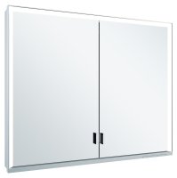 Keuco Royal Lumos 900 x 735 x 130mm Mirror Cabinet - Anodised Silver