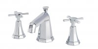 Perrin & Rowe 3Hole Deck Mounted Basin Mixer with Crosshead Handles (3142)