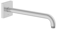 Keuco 300mm Wall-Mounted Shower Arm with Square Rosette Extension - Aluminium