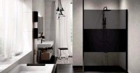 Novellini Kuadra H Fumè 800mm Wetroom Shower Panel