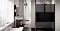 Novellini Kuadra H Fumè 1000mm Wetroom Shower Panel