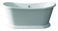 Bayswater 1700mm White Double Ended Boat Bath