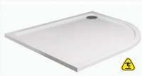 JT Fusion 1200 x 800mm Offset Quadrant Shower Tray with Anti-Slip