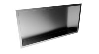 Scudo 600 x 300mm Inset Shower Niche - Gunmetal