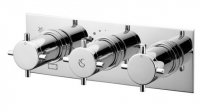 Trevi TT Oposta 3 Control 3 Outlet Valve, Faceplate and Handles