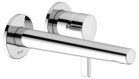 Keuco Edition 400 Single Lever Basin Mixer Wall-Mounted Concealed Projection 197mm - Chrome