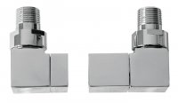 SBH Square Corner Angled and Lockshield Radiator Valves