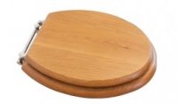 Perrin & Rowe Oak WC Toilet Seat