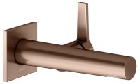 Keuco Edition 11 Single Lever Mixer for Wall Mounting Extension 165mm - Brushed Red Gold