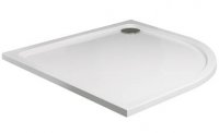 Roman 900 x 800mm Left Hand Offset Quadrant Shower Tray