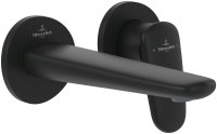Villeroy & Boch Antao Wall-Mounted Single-Lever Basin Mixer - Matt Black