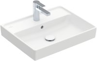 Villeroy & Boch Collaro 550mm Basin with 1 Tap Hole & Overflow - Stone White (CeramicPlus)