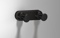 Origins Living Tecno Project Double Robe Hook - Black