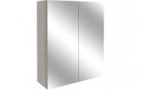 Purity Collection Aurora 600mm Mirrored Unit - Nebraska Oak