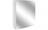 Purity Collection Aurora 600mm Mirrored Unit - White Gloss