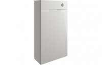 Purity Collection Valento 500mm Slim Toilet Unit - Pearl Grey Gloss