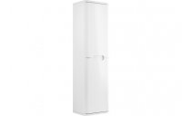 Purity Collection Lumbra 350mm 2 Door Wall Hung Tall Unit - White Gloss