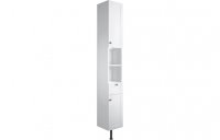 Purity Collection Belinda 300mm 2 Door Tall Unit - Satin White Ash