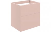 Purity Collection Statura 590mm Wall Hung 2 Drawer Basin Unit (No Top) - Matt Antique Rose