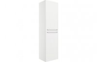 Purity Collection Garbo 454mm Wall Hung 2 Door Tall Unit - White Gloss